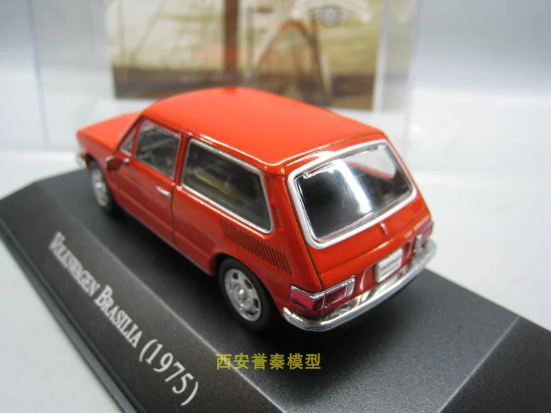 1/43 Масштаб Volkswagen Brasilia-1975 Классическая коллекция дисплей модель сплава литья под давлением винтажный автомобиль подарок на день рождения