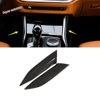 

Lapetus Side Gear Shift Panel Decorative Cover Trim Fit For BMW 3 Series G20 2019 2020 ABS Carbon Fiber Accessories Interior