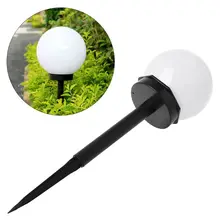 2 шт. открытый светодиодный лампы для газонов Водонепроницаемый солнечной энергии Пейзаж огни для двора сада улицы