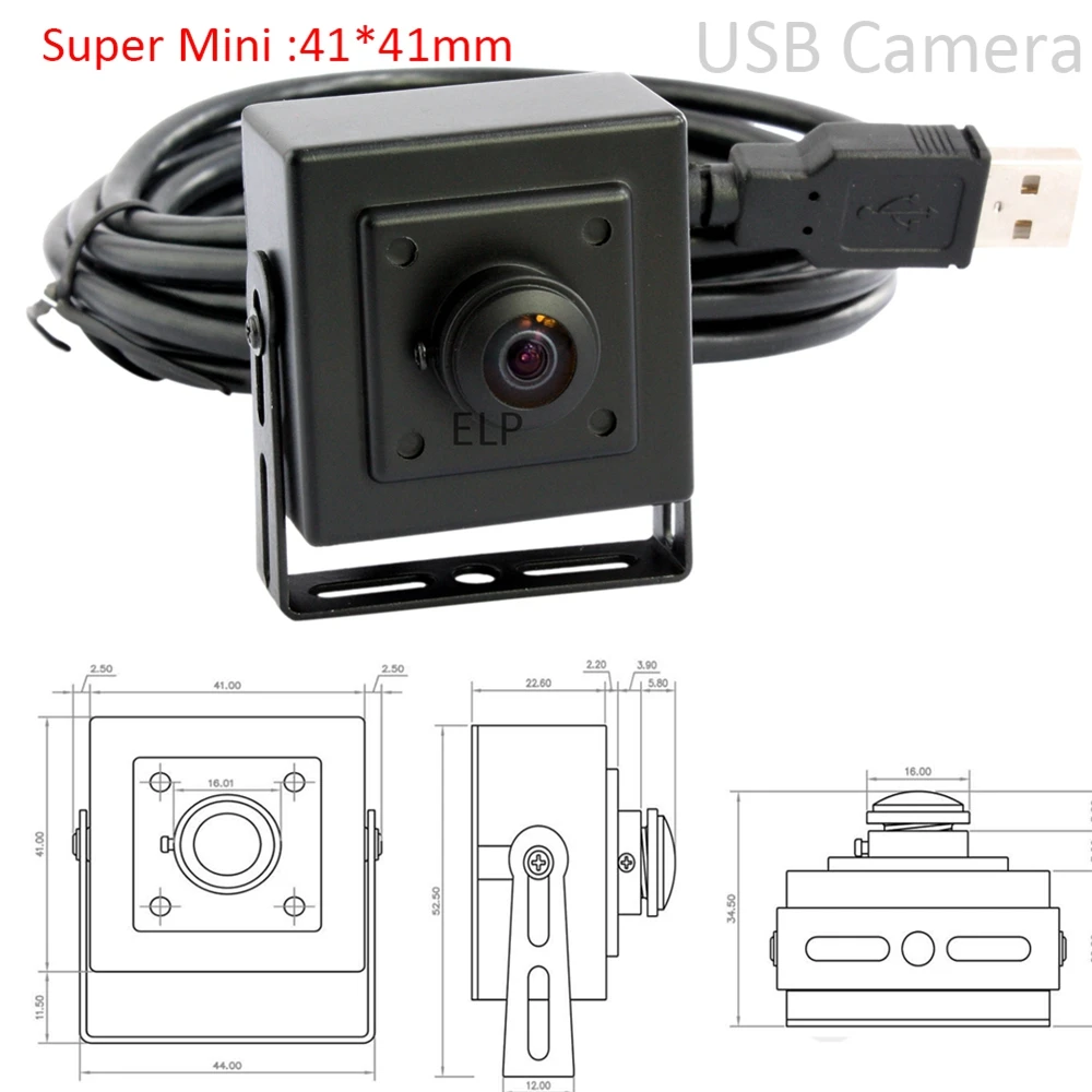 Бесплатный драйвер ELP USB2.0 камера Plug and Play 120fps CMOS OV2710 цветной Full HD веб Модуль