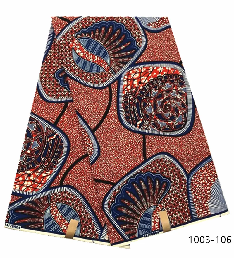

Wholesale prices！2020 new african wax fabric Veritable Dutch Wax Patchwork Sewing 6 yards Free shipping 1003