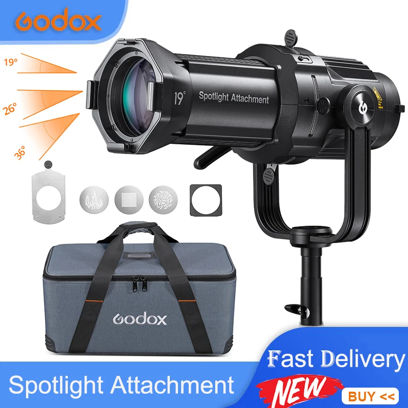Godox VSA-19K/26K/36K 19 ° 26 ° 36 ° линза точесветильник свет приспособление конический тубус оптический конденсатор для VL300 SL150II светильник ка