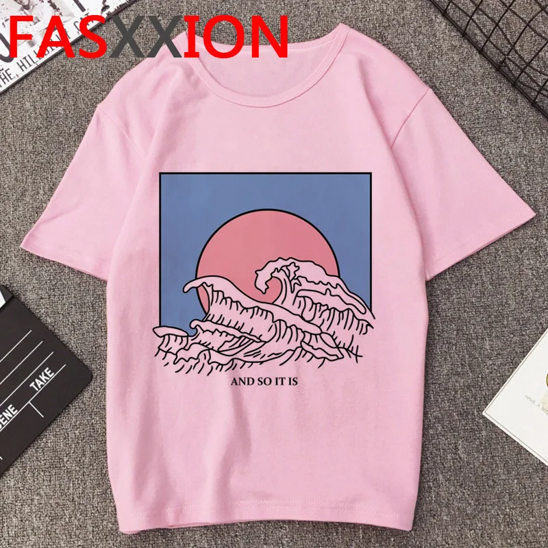 Футболка Vaporwave мужская оверсайз в стиле хип-хоп мультяшная Милая уличная одежда