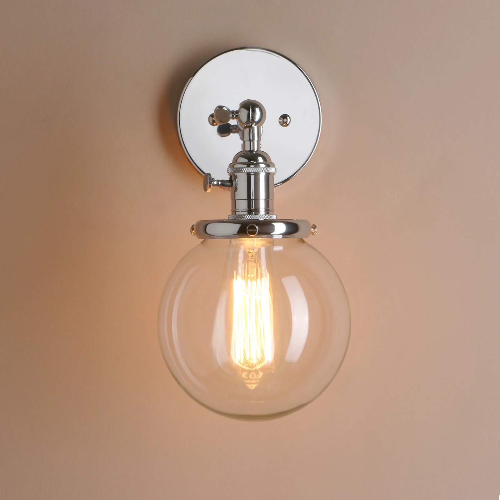 Parede de Vidro Lâmpada de Parede Lâmpada de Cabeceira Escada do Sotão Permo 5.9 vintage da Moderna Arandela Luzes Luminárias Luminária Luzes Espelho da 5 High Quality wall lamp e27
