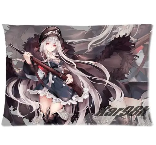 Наволочка с персонажами из аниме для девочек WA2000 Suomi& HK416 прямоугольная двухсторонняя наволочка - Цвет: S2