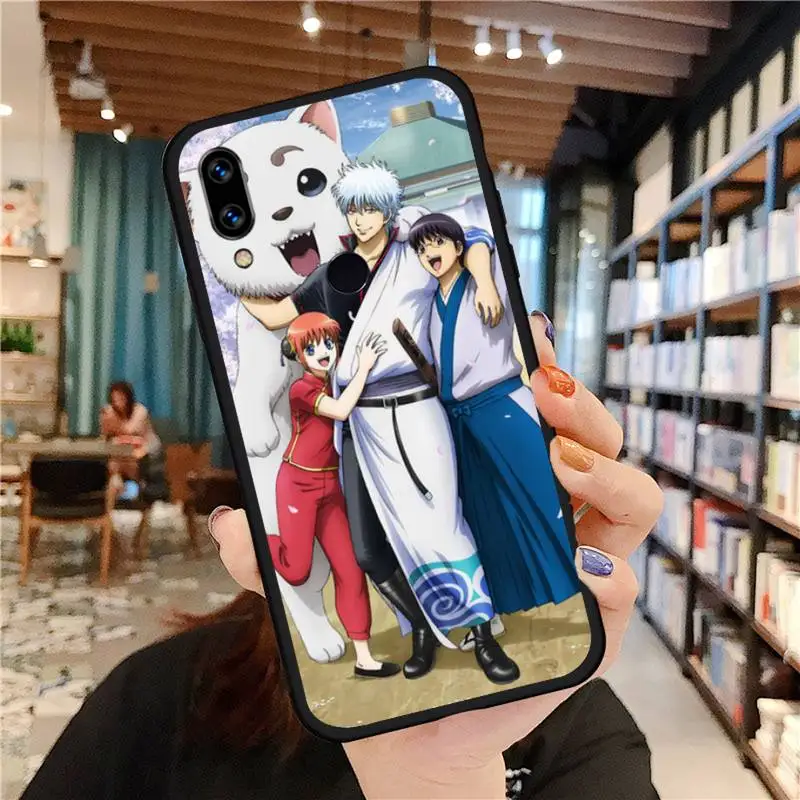 GINTAMA amine Phone Case For Xiaomi Redmi Note 4 4x 5 6 7 8 pro S2 PLUS 6A PRO phone cases for xiaomi Cases For Xiaomi