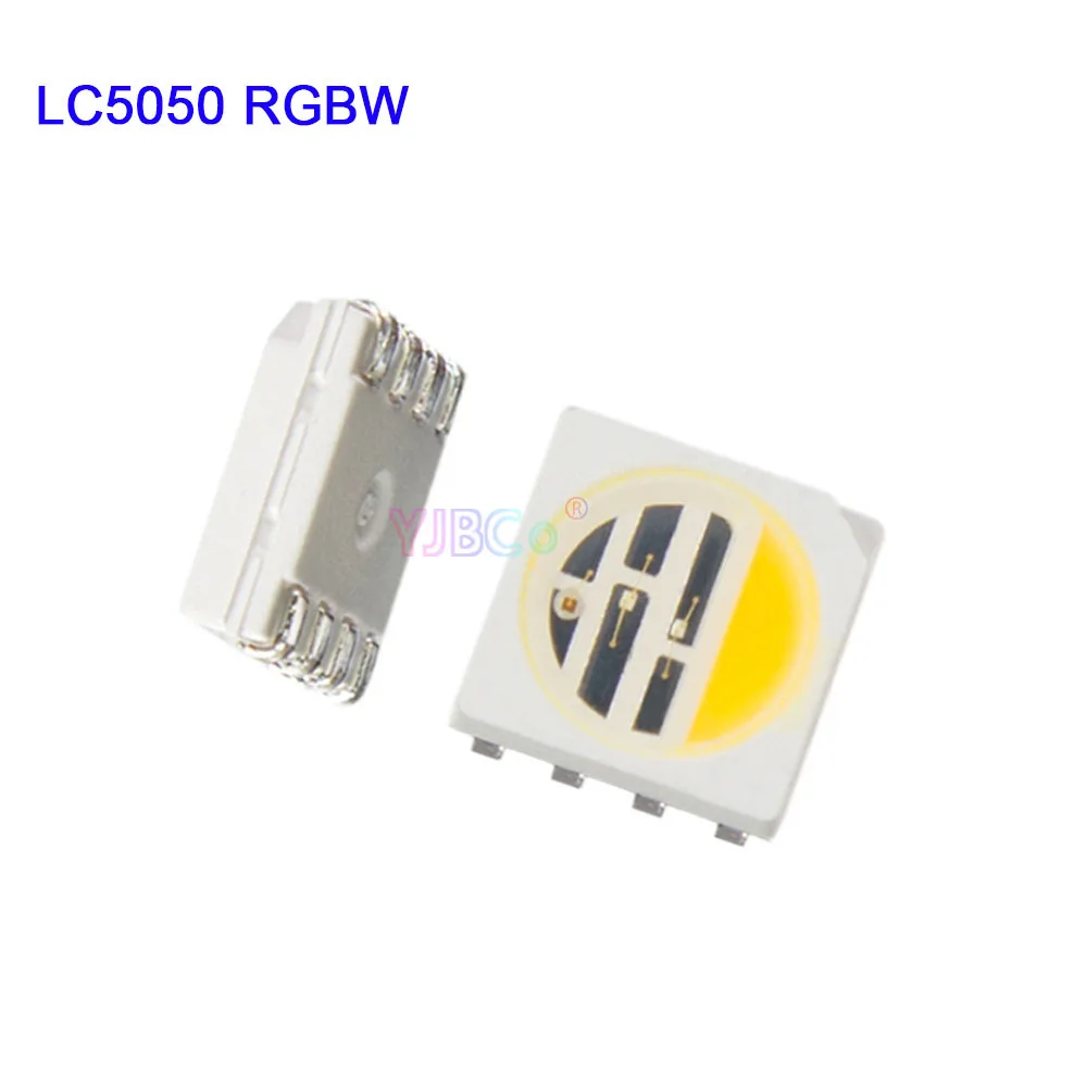 1000 шт. 4 в 1 5050 SMD светодиодный микросхема RGB белый ламповый Бисер для 4 в 1 RGBW светодиодный светильник