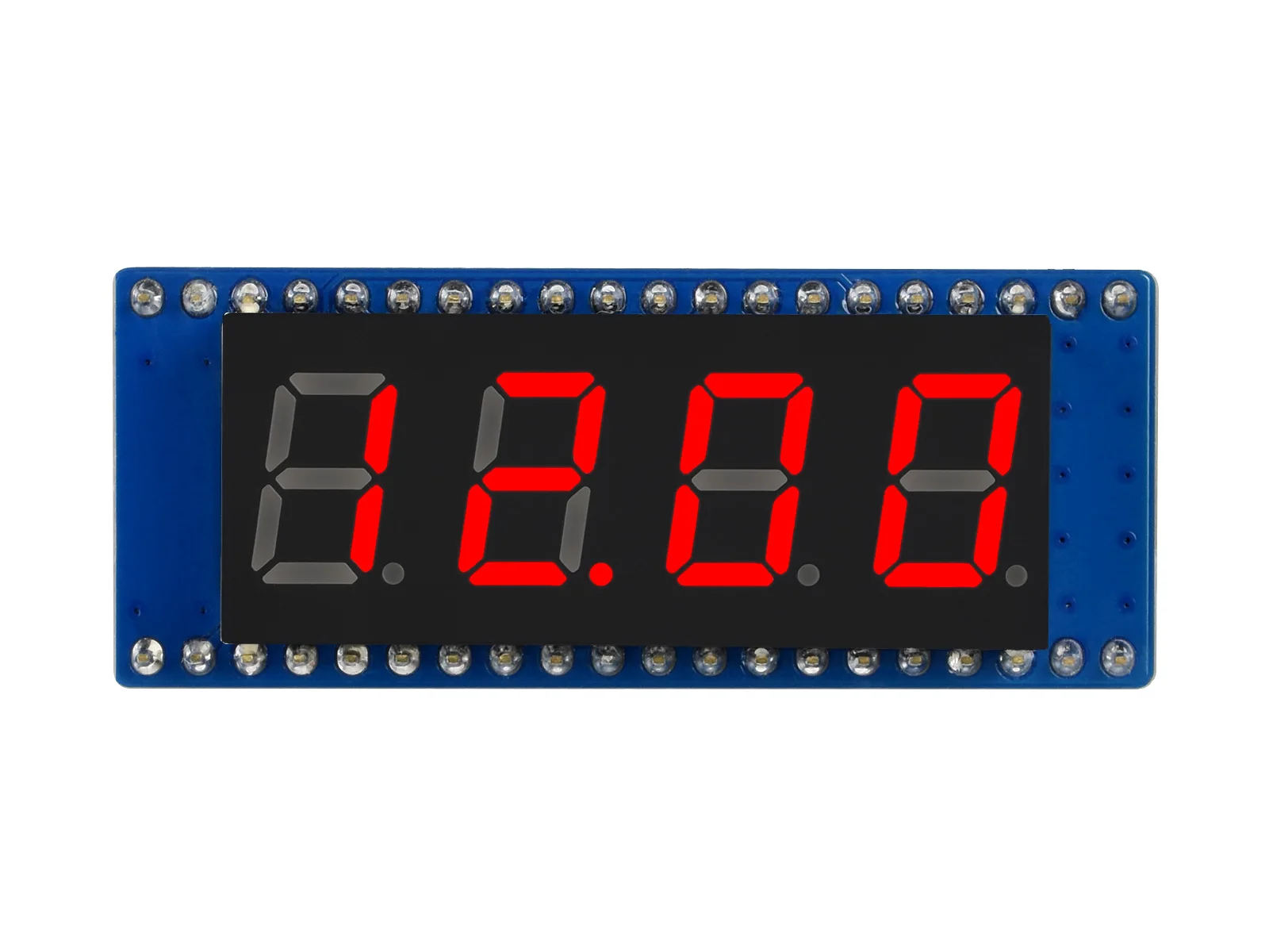 

Waveshare 4-разрядный 8-сегментный Дисплей модуль для Raspberry Pi Pico обладает встроенный 74HC595 драйвер, совместимый с SPI, легкий в управлении