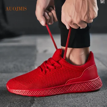 

Sports and leisure shoes men's shoes breathable flying woven wild net shoes mesh running mesh shoes men's summer large size