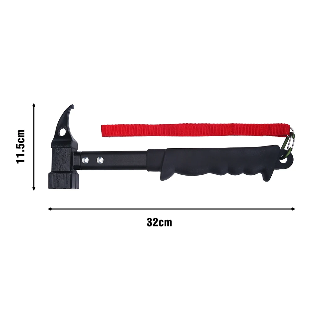 Многофункциональный походный молоток алюминиевый стальной топор ультра легкий колья для палатки Съемник Лопата Открытый Тент аксессуары штифты оснастка для скалолазания