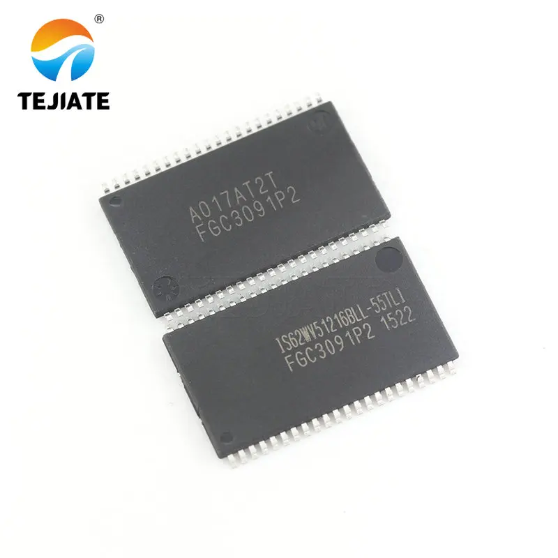 1PCS-IS62WV51216BLL-55TLI-IS62WV51216BLL-TSOP44-SRAM-Chip (1)