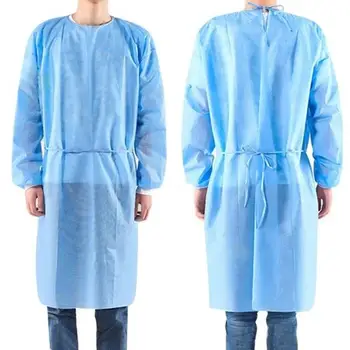 

10pcs/set Non-woven Security Protection Suit Disposable Isolation Surgical Clothes