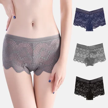 

Sexy Cotton Breathable Lace Panties For Female Seamless Briefs Large Size Girl New Panty Women Underwear Hollow Brief Fashion