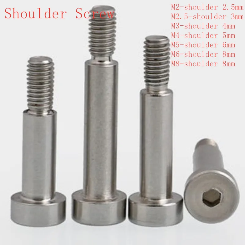 Size: M8, Length: 12mm Screw 5pcs m3 Thread Diameter 4mm Stainless Steel hex Socket Shoulder Screw Length 5/6/8/10/12/14/16/18/20