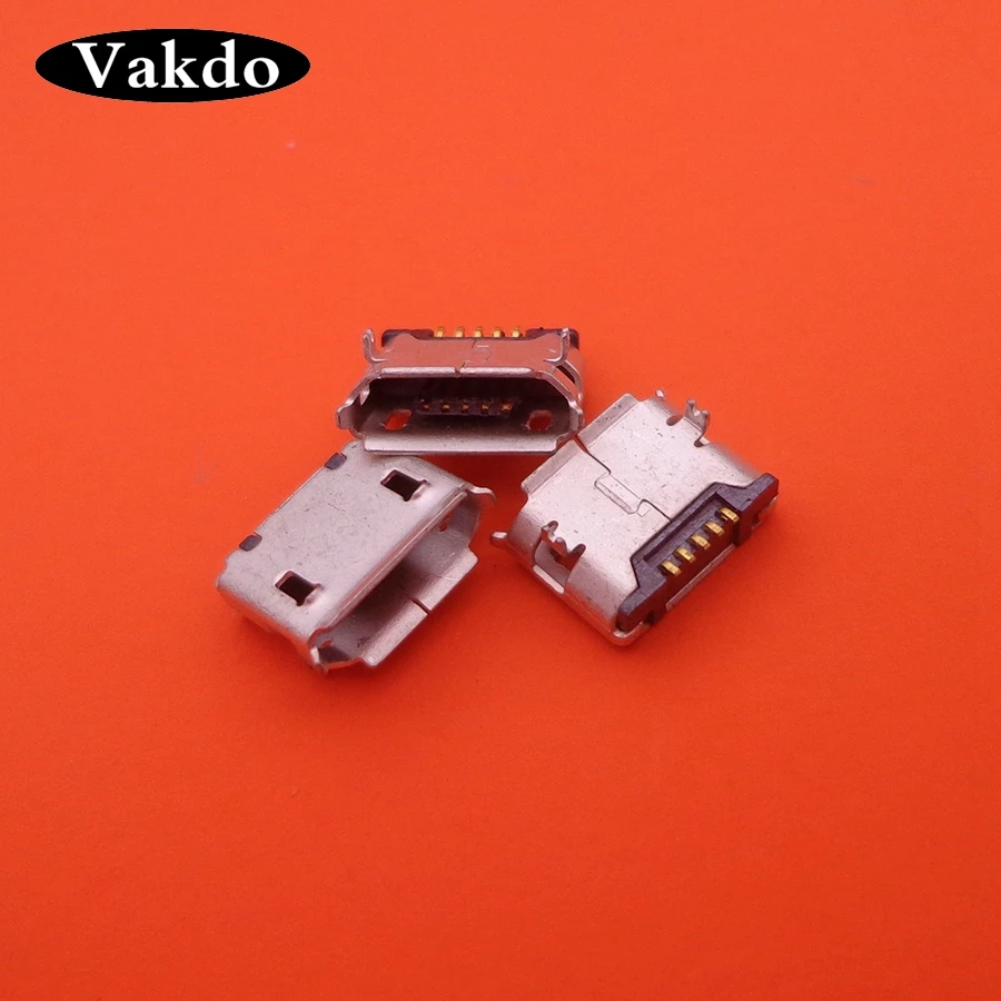 100 шт./лот micro mini usb разъем 5 pin 5pin разъем женский мобильный телефон планшет зарядное устройство порт зарядки разъем печатной платы v8 ремонт
