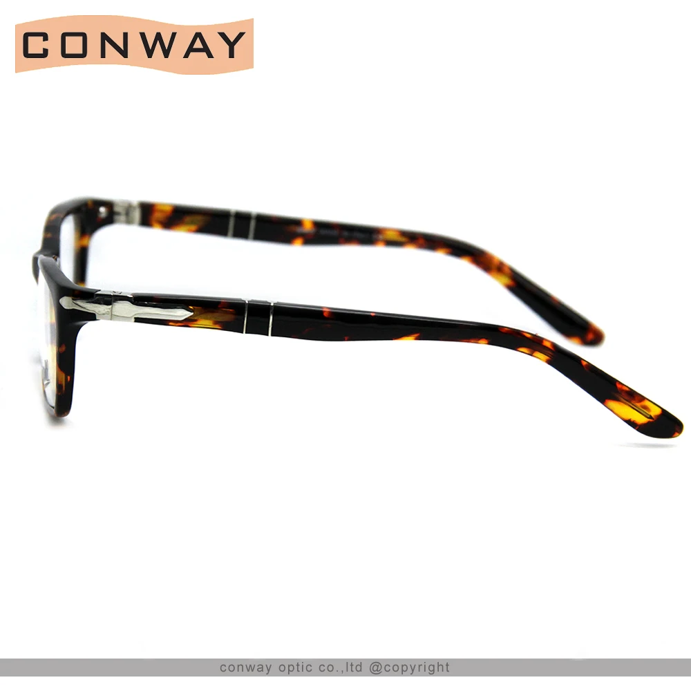 Мужские прозрачные очки Conway из ацетата Прямоугольная оправа для очков гибкие