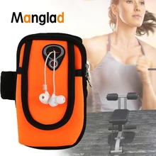 Manglad спортивная сумка для бега 6 дюймов Универсальный Водонепроницаемый Чехол для телефона чехол для спорта на открытом воздухе сумка для оборудования для хранения телефона