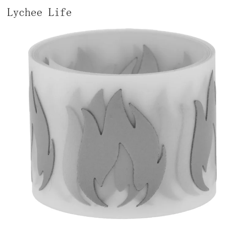 Lychee Life 100x3 см Светоотражающая виниловая пленка для одежды DIY железная лента для одежды