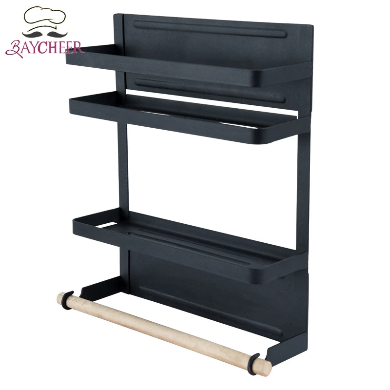 

3-Layers Refrigerator Rack Side Shelf Sidewall Holder Multifunctional Kitchen Organizer Household Fridge Storage Holders