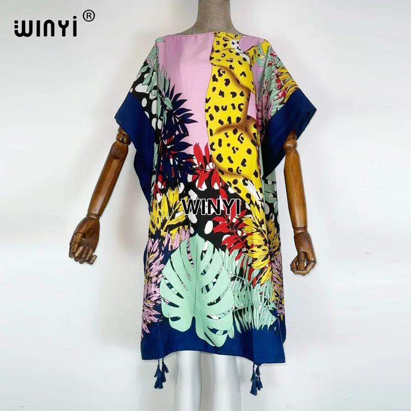 

Holiday Wonmen Bikini cover Beach dress Swim suit boho clothing blouse batwing sleeve Caftan Dashiki Traf Robe Femme Gowns