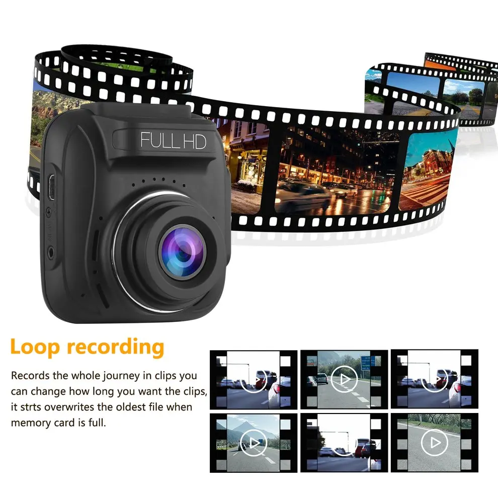 

New 2.4 inch 500M Pixels 127 Degree Wide Angle Car Camera Driving Video Recorder Smooth Recording with Car Charger