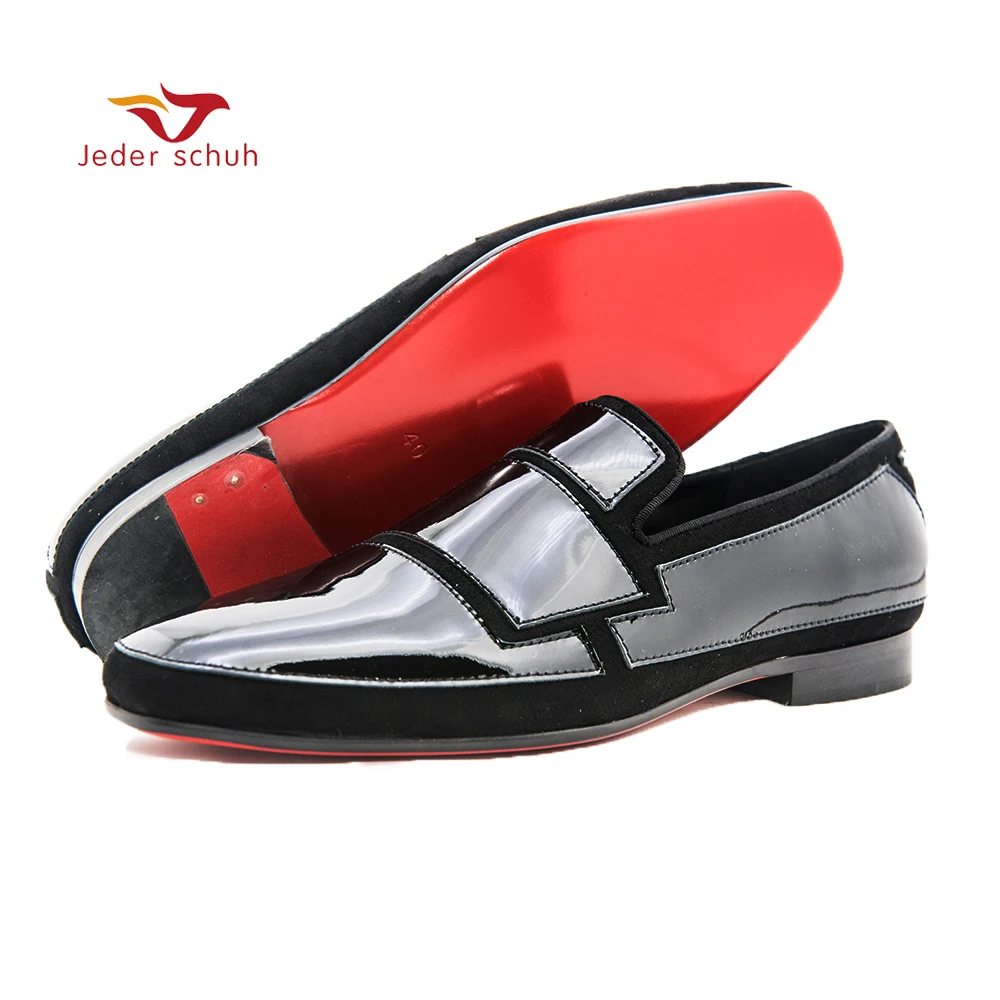 Jeder Schuh мужская обувь итальянский дизайн черная окрашенная кожа прошитая