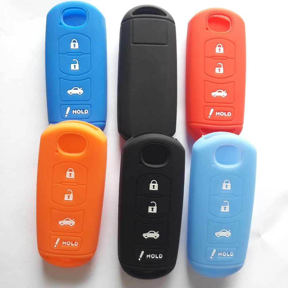 Чехол для смарт ключа из силикагеля Mazda 3 5 6|fob cover|car key case coverremote silicone |