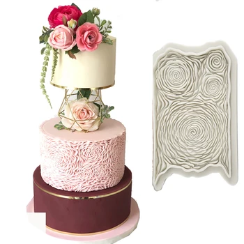 

Silicone Roses Fondant Cake Mould Cake Decorating Tools Silicone Mold for Sugarpaste Flower Paste Baking Modelling Paste