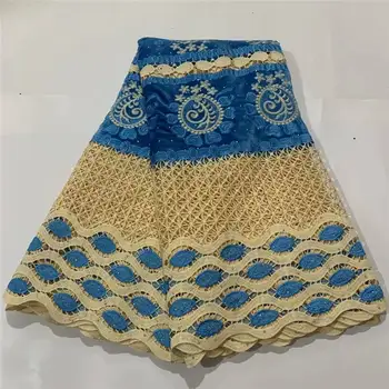 

New African Lace Fabric 2020 Embroidered Nigerian Laces Fabric Bridal High end French Tulle Lace Fabric For Wedding Party
