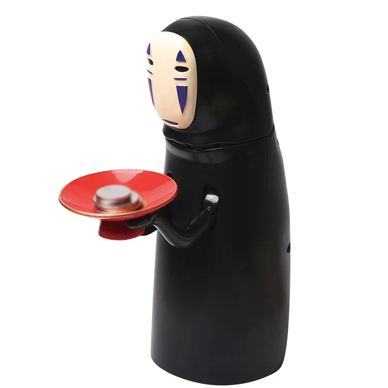 Spirited Away Faceless Man Coin money box Cartoon Anime No Face Man Action Figure Piggy Bank Christmas Gift Toys for Children