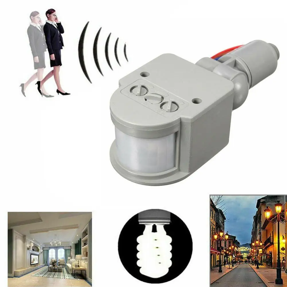 180 ° LED 110-220V czujnik podczerwieni czujnik ruchu PIR Motion światła światło zewnętrzne naścienny czujnik ruchu ściany T2Q5 180 ° LED 110-220V czujnik podczerwieni czujnik ruchu PIR Motion światła światło zewnętrzne naścienny czujnik ruchu ściany T2Q5