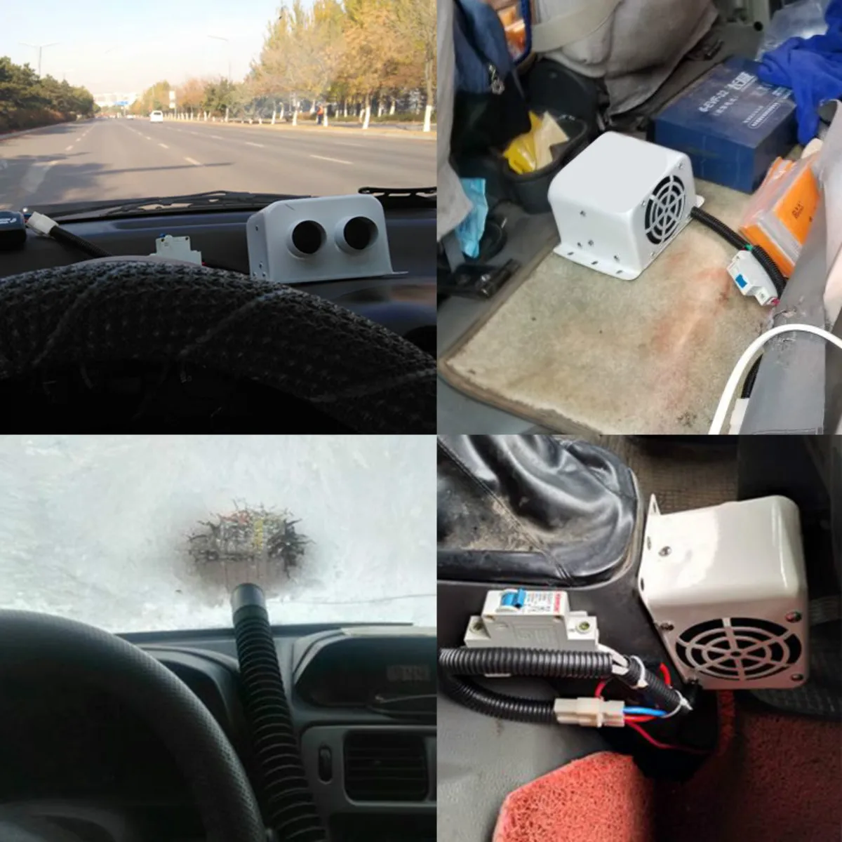 Автомобильный Электрический обогреватель 12 В/24 В 350 Вт/500 Вт зимний для ветрового
