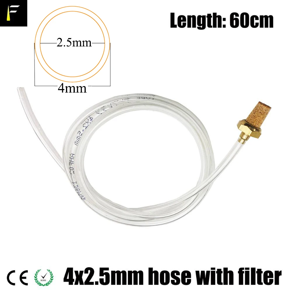 Filters Hose Stage Water Fog Smoke Mist Machine Part Filter with Hose 60cm fog machine filter For Dj Disco Fogger Steam Disinfecting Smoke Machine