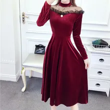 Фотосессия+ 3 дебютанта элегантное Золотое бархатное платье с открытыми плечами Женская юбка средней длины для похудения черная 3116