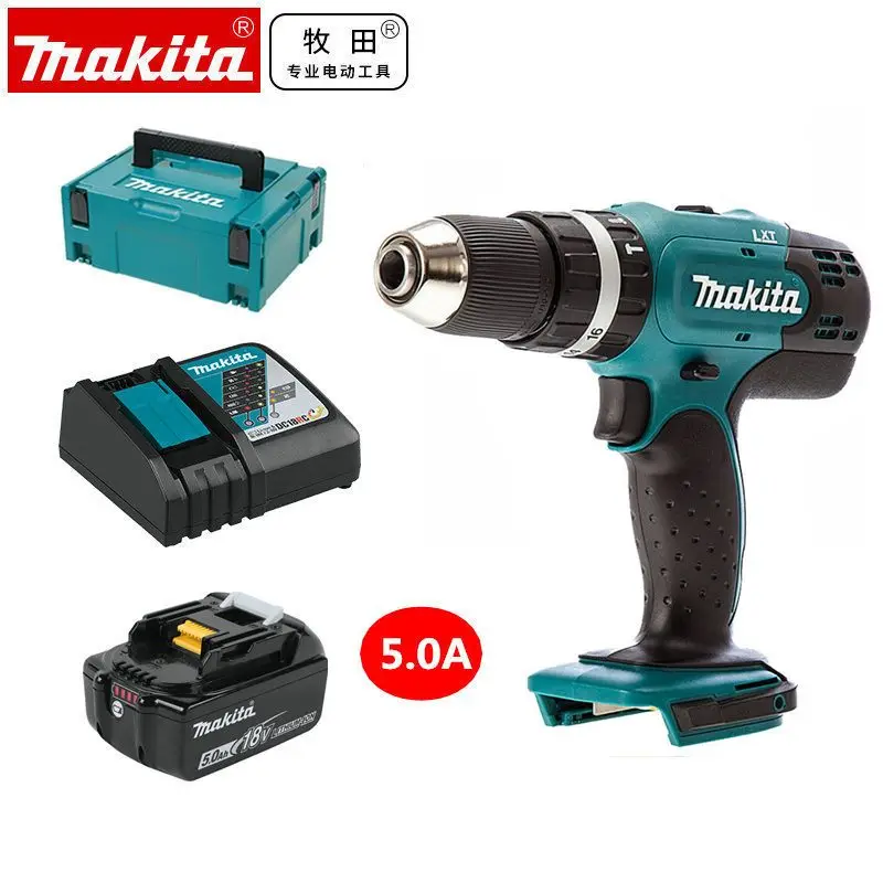 DHP453 MAKITA DHP453Z DHP453 DHP453RME DHP453RFE DHP453SFJ DHP453RAE DHP453RYE 18 LXT литий-ионная аккумуляторная 2 Скорость Combi дрель только корпус - Цвет: DHP453