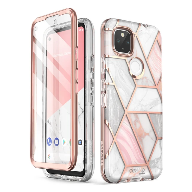 i-Blason Cosmo Pro - Protective case for cell phone - marble pink - for Samsung Galaxy Z Fold4