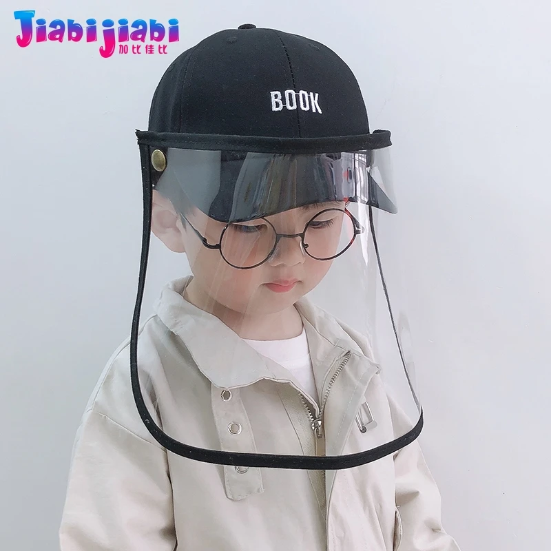 

Children Peaked Cap Toddler BOY Girl Flat Protective Isolation Baseball Cap Kids Protection Epidemic Sports Sun Hat 2-8 Old