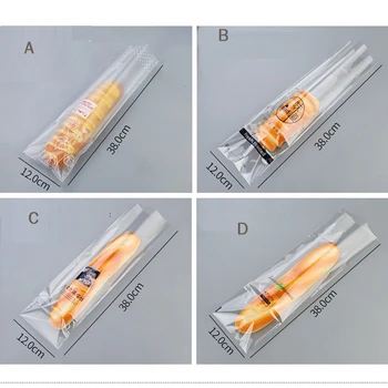 

100pcs Plastic Bag OPP Clear Bags Multi-Purpose Cellophane Bag for Bread, Candy, Soap, Biscuits Hand Made Gift Party