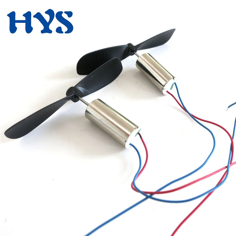 HYS 4 шт. мини серводвигатель переменного тока 3,7 V 56000 об/мин Micro "сделай сам", коррозийных свойствах, авиационные модели с пропеллерами DC1.5V-4.2V 3 V Небольшие Электродвигатели 716