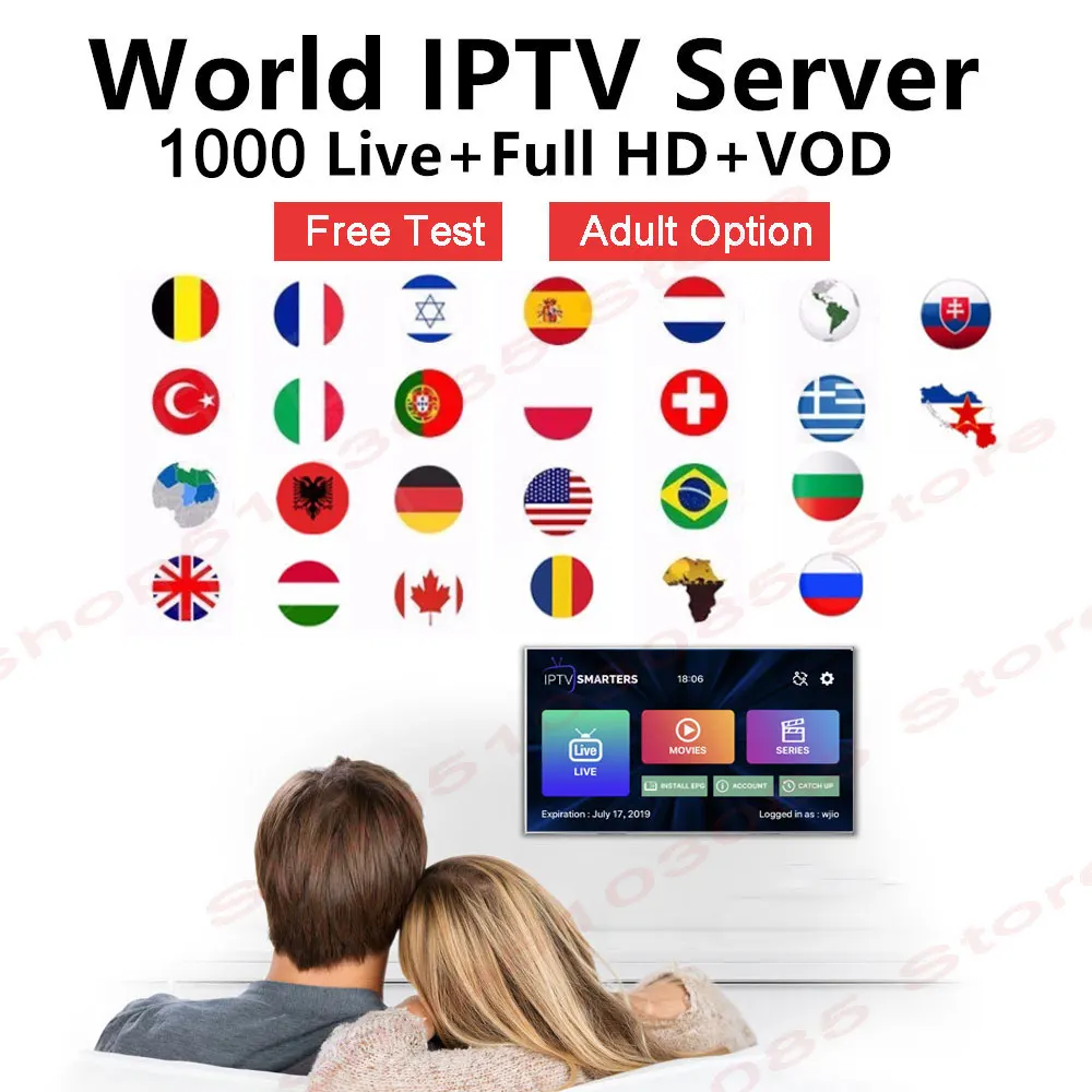 

M3U IPTV Subscription arabic europe french italian IPTV 4K HD Channel For Android Box Enigma2 Smart TV