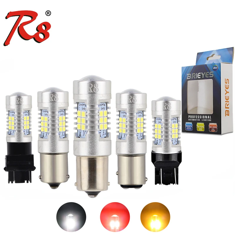2pcs 1156 1157 7443 P21/5w 3157 Car Led Signal Bulbs 2835 21smd 7440