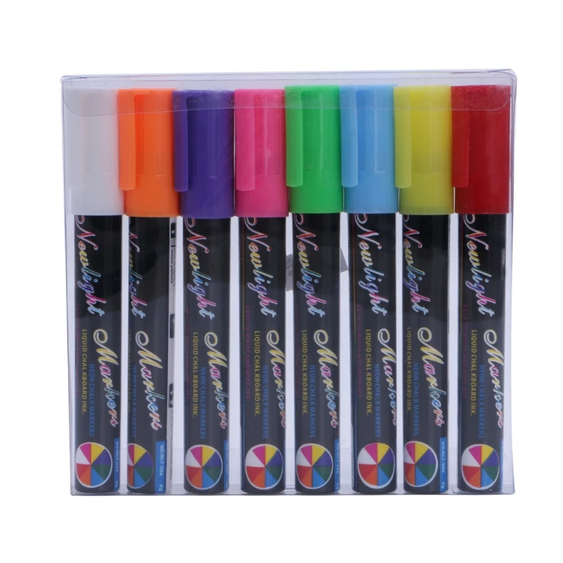 

Chalk Markers Chalkboard Erasable Dustless Water-Based Non-Toxic Liquid Pens Set