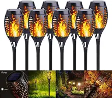 12 LED Garden Christmas Decoration Lights Solar Light Flashing Ip65 Waterproof Landscape Light Lawn Lamp Path Outdoor Lighting