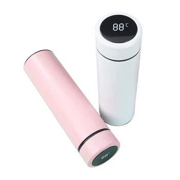 

500ML Intelligent temperature display 304 stainless steel vacuum flask tea water vacuum cup coffee cup