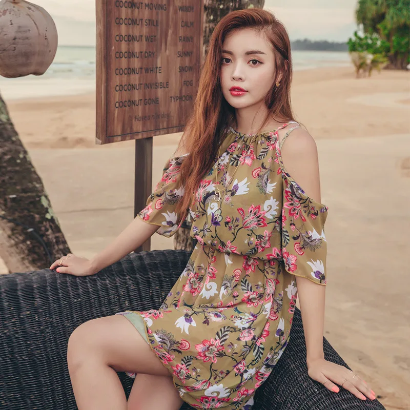 

Bathing Suit Women's Tennis Red Split Type Conservative Three-piece Set 2019 New Style South Korea Students Hot Springs Graceful