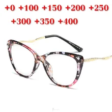 Горячая новинка мульти-фокус очки для чтения Женская мода синий свет Блокировка кошка Leoaprd рамка рецепт очки NX