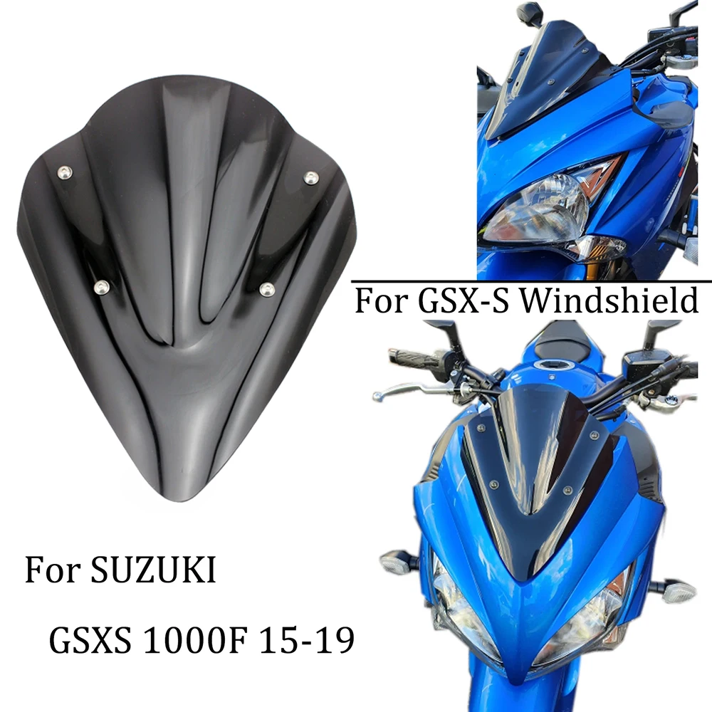 Parabrezza Per Suzuki Gsx-S Gsxs 1000/F 2015-2019 Gsxs1000 Moto Parabrezza Anteriore Pare-Brise Deflettori Del Vento