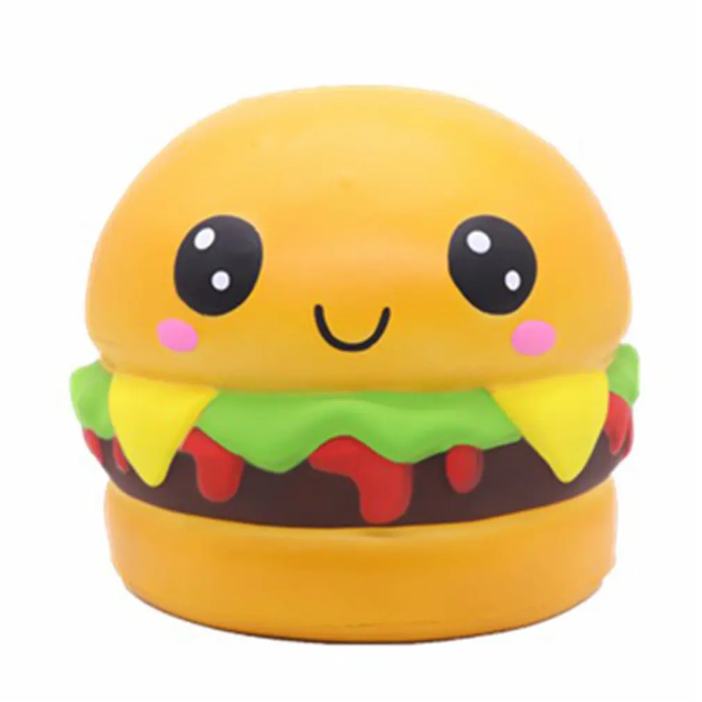 

Venting Decompression Cartoon Cute Toy Slow Rising Doll Stress Reliever Toy Burger,Sandwich biscuit,Pizza,Colorful popsicle,lazy