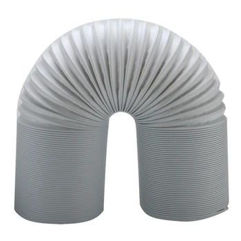 

Pipe Ventilation 2M Exhaust Hose Vent Tube Pipe Steel Wire Air Conditioner 150mm Outlet Diameter Telescopic Duct Intake Exhaust