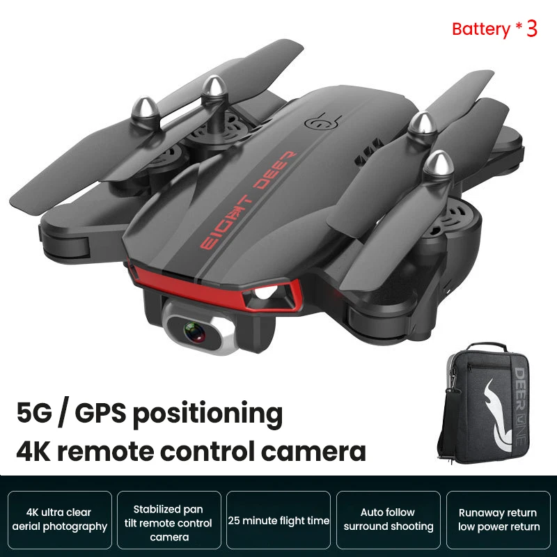 New LU 8 Drone With 4K HD Camera GPS 5G Wifi Professional Quadcopter Distance 2KM Two-Axis Gimbal Rc Helicopter Dron Toy For Kid koome quadrone 4ch remote control RC Quadcopter